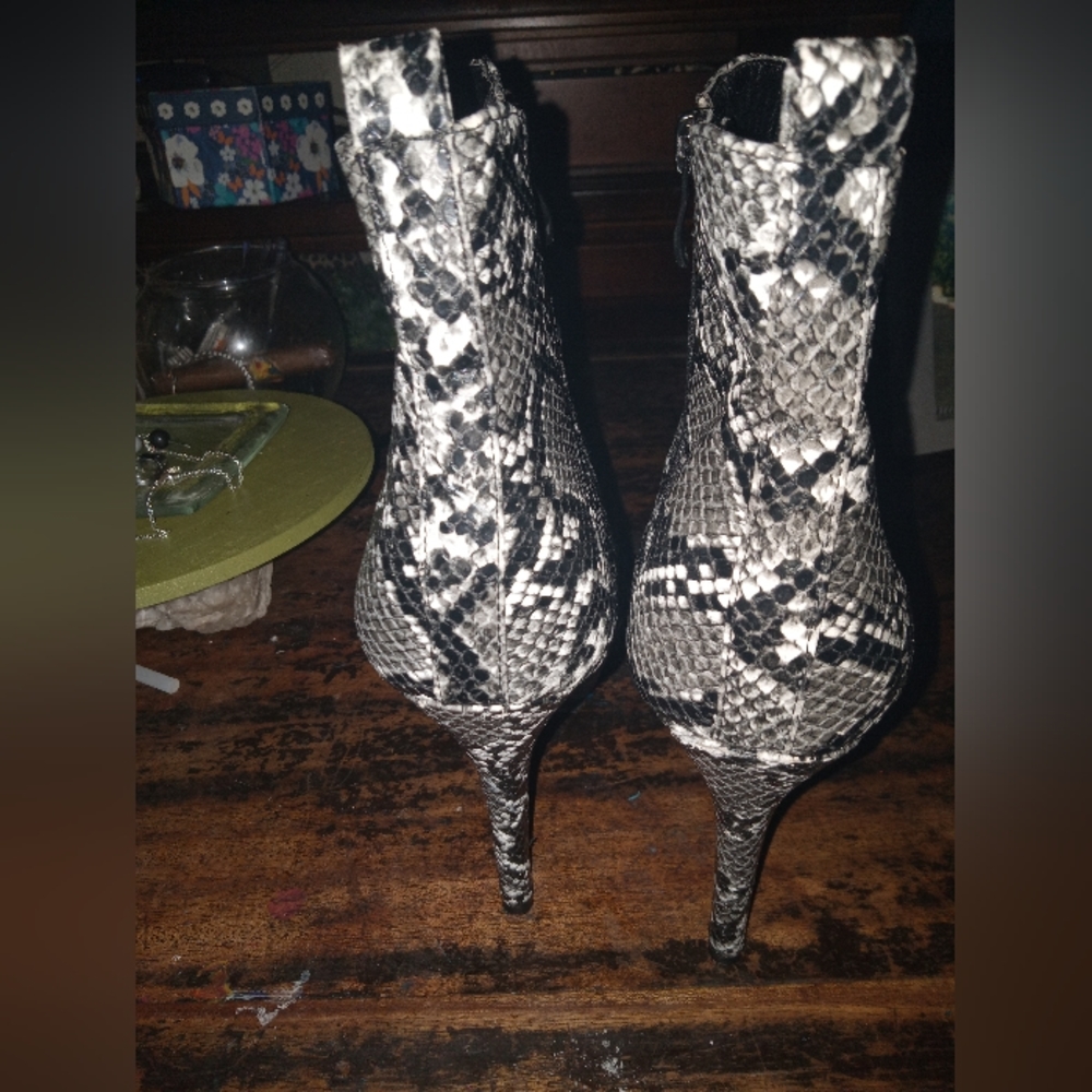 Snake skin heels